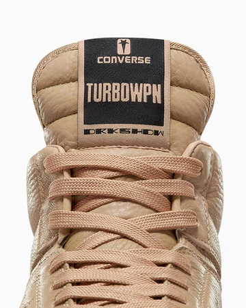 Details des Rick Owens Converse Turbowpn Mid Pack in Beige