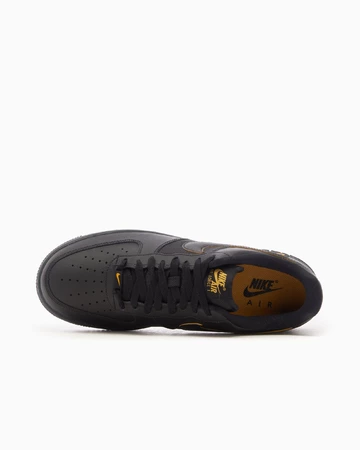 Air Force 1 Low Ballistic Mesh Black University Gold von Oben