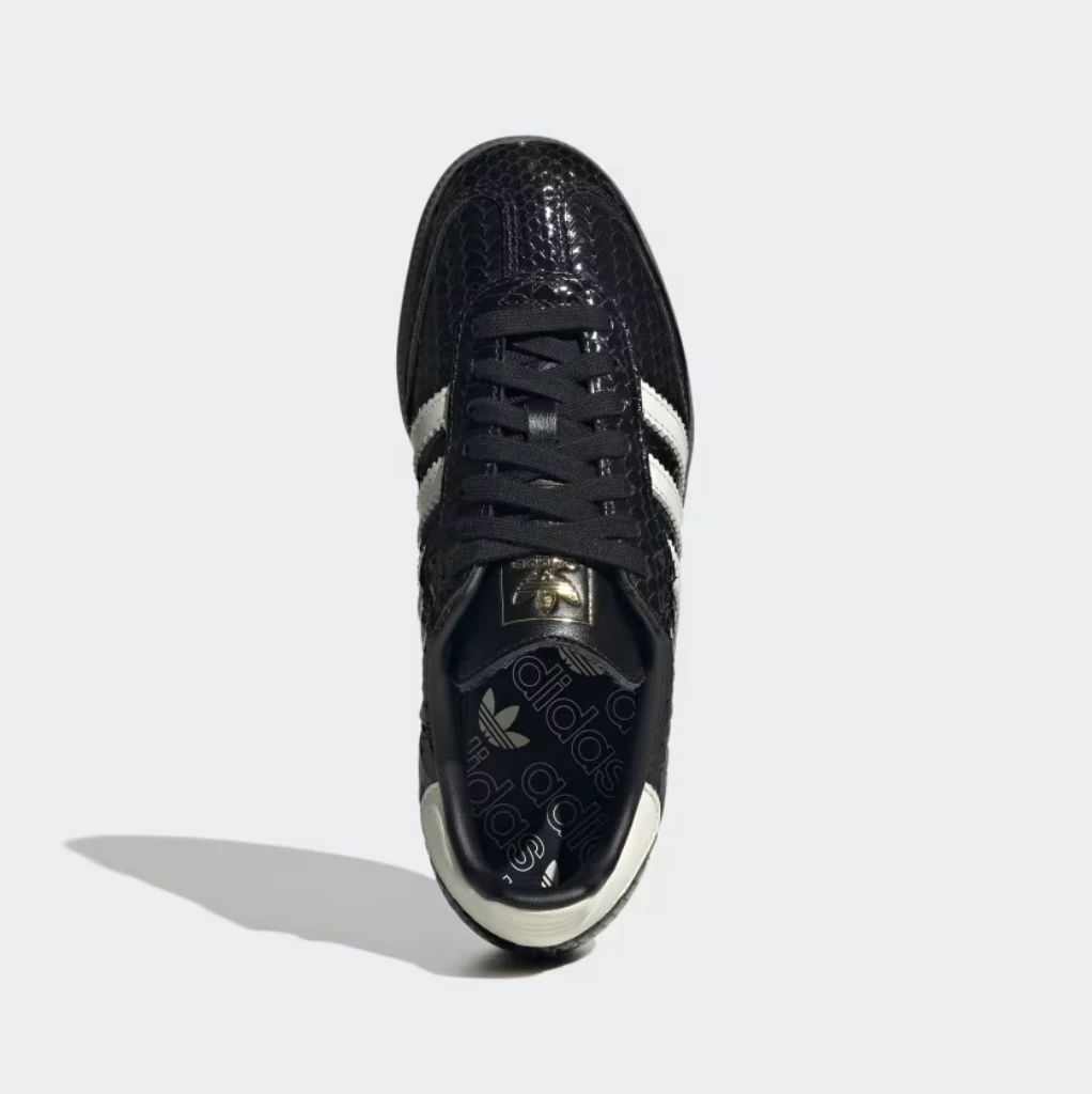 adidas Samba Patent Black Snakeskin IH9015 | Dead Stock