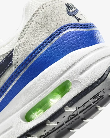 Air Max 1 GS Obsidian Royal details ferse