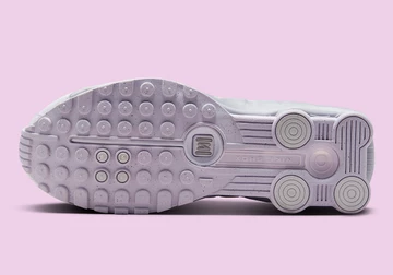 Nike Shox R4 Metallic Purple Sohle
