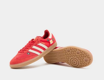 Liberty London x adidas Originals Samba OG Red schräg