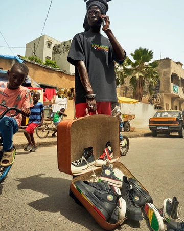 Daily Paper x Converse Chuck 70 Black Pack