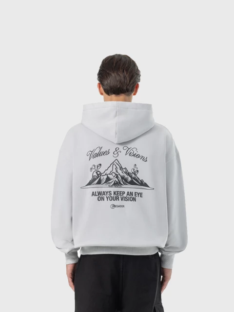 Hyde Oversized Hoodie Washed Clear Grey Image