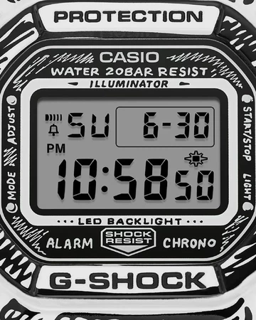 Joshua Vides x Casio G-Shock DW-6900 White Details