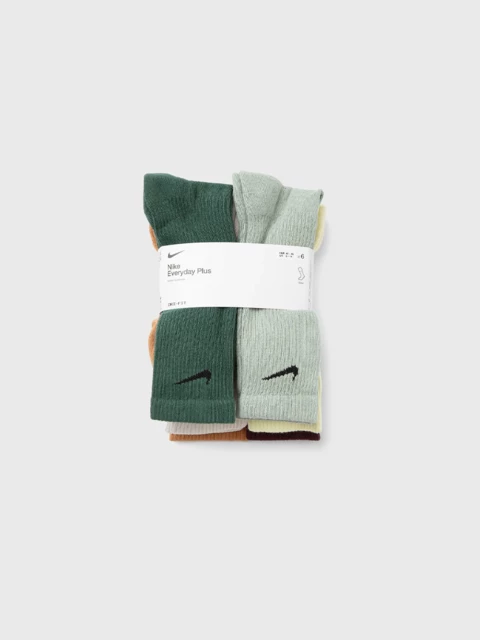 Nike Everyday Plus Cushioned Training Crew Socks 6 Pairs Image