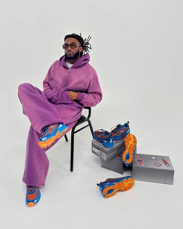 Aminé x New Balance 740v2 Benson Tech mit Amine