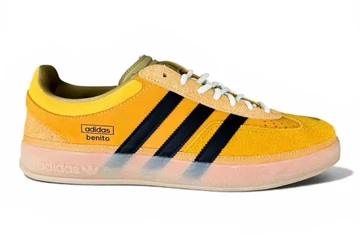 Bad Bunny x adidas Gazelle Indoor Solar Gold Außenseite