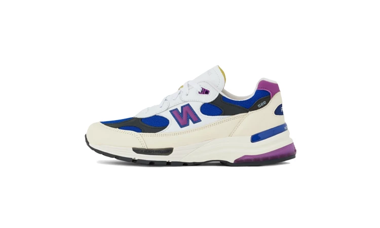 New Balance 992 White Team Royal