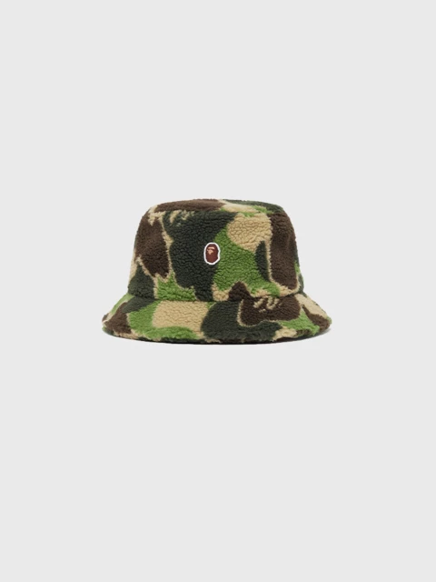 A Bathing Ape Abc Camo Boa Fleece Bucket Hat Image