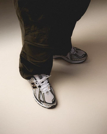 New Balance 1906R Metallic Gold - On Feet