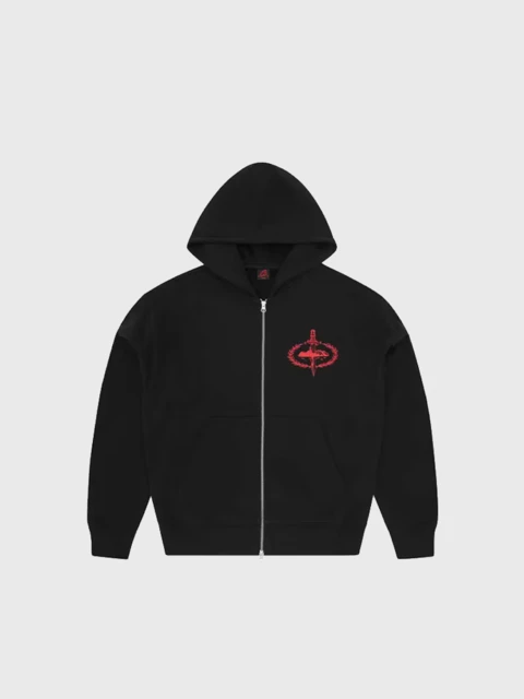 Corteiz x Slaughter Gang 21 Savage Zip Up Hoodie Image