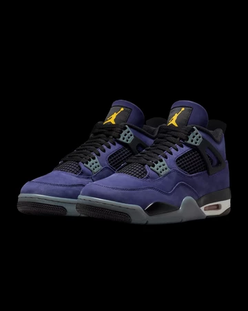 Air Jordan 4 Lakers schräg
