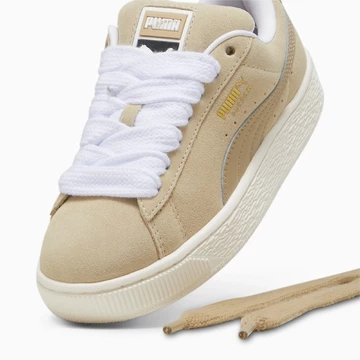 Details des Puma Suede XL Putty