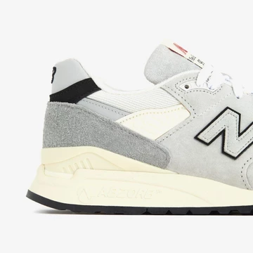 New Balance 998 Grey Black - Ferse Detail
