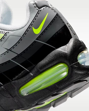 LEGO x Nike Air Max 95 GS Neon Ferse Details