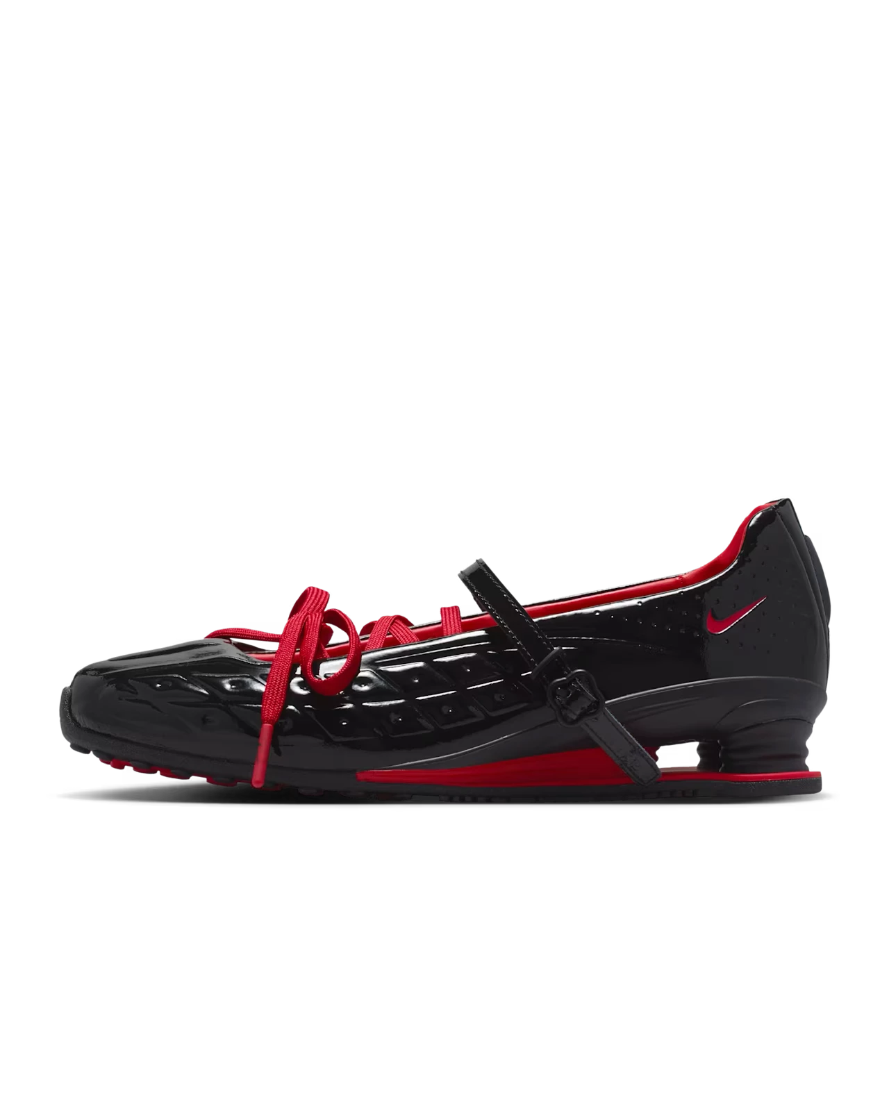 LABELHOOD x Nike Shox Z Calistra Black & University Red DA6672-100