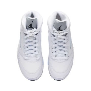 Air Jordan 5 White Metallic Paar
