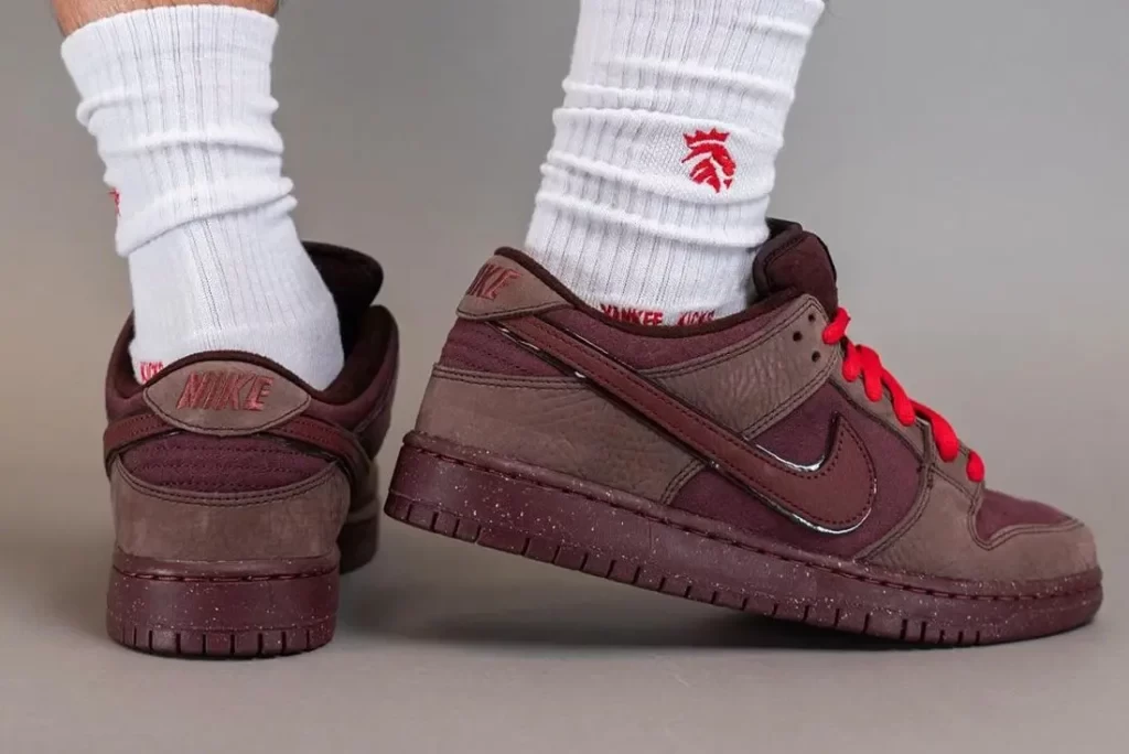 靴 Nike SB Dunk PRM City of Love Burgundy NIKE SB DUNK LOW CITY OF LOVE “BURGUNDY CRUSH” 2024! REVIEW