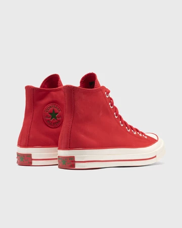Converse SHAI Chuck 70s High University Red Paar Fersen