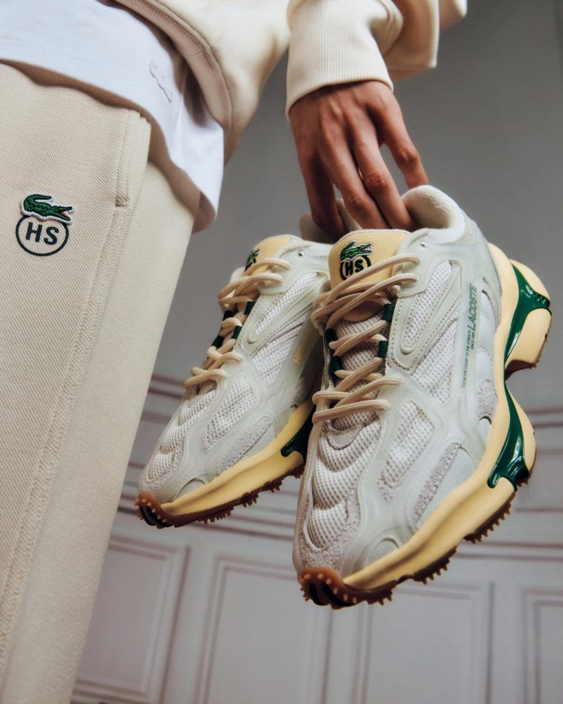 Vintage Lacoste Repel 2 Cream and Green Mesh Athleisure Trend tennis Sneakers 11 Lacoste Repel 2 Tennis Athletic Sneakers ?? Brand: Lacoste  main image 3