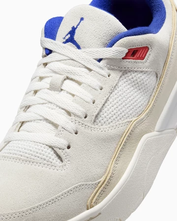 Jordan Flight Court White Upper Details