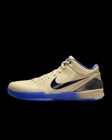 Nike Kobe IV Protro x FC Barcelona Gold Violet Außenseite