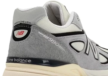 New Balance 990v4 Grey Black Detail von Hinten