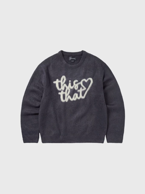 Thisisneverthat Heart Logo Knit Sweater  Image