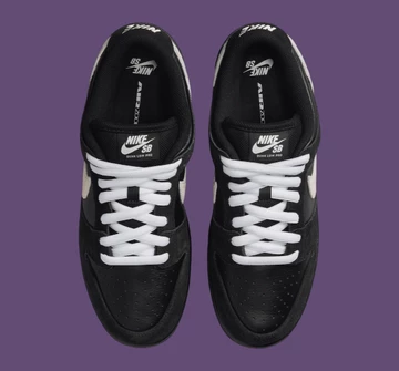 Nike SB Dunk Low Black Paar von Oben
