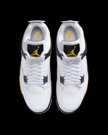 Air Jordan 4 Tour Yellow 2026 von oben