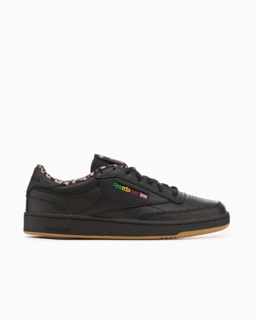 Wacko Maria x Reebok Club C 85 Leopard Pack Black Außenseite