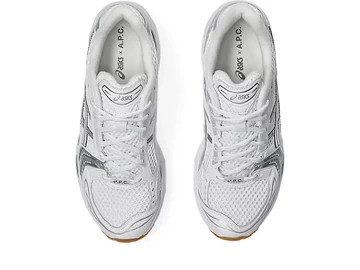 A.P.C x ASICS Gel Kayano 14 Pure Silver von oben