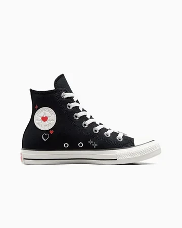 Converse Valentines Day Pack Chuck All Star Black Innenseite