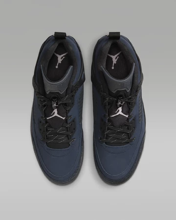 Jordan Spizike Low Dark Obsidian von oben