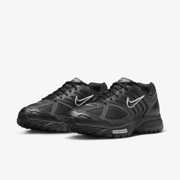 Nike Air Pegasus 2005 Black Metallic Silver Paar seitlich