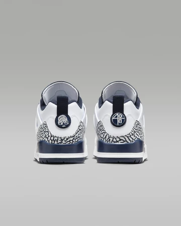 Der Jordan Spizike Low Obsidian von hinten