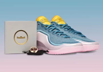 Nike LeBron 23 Miami Twice schräg