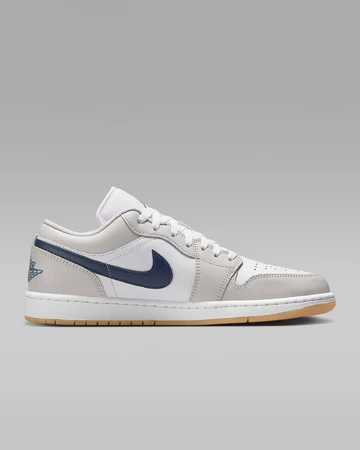 Jordan 1 Low Midnight Navy Neutral Grey Innenseite