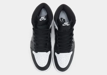 Jordan 1 High OG Black White von oben