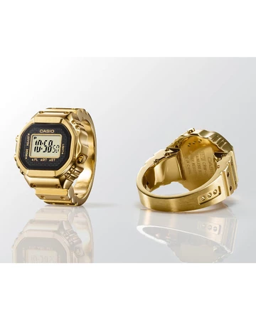 CASIO CRW-001G-9ER Ring Watch von vorne und hinten