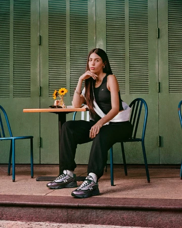 Eladio Carrión x New Balance 1000 Dark Ice Wine Mood 3