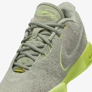 Nike LeBron 21 Algae Schnürsenkel Details
