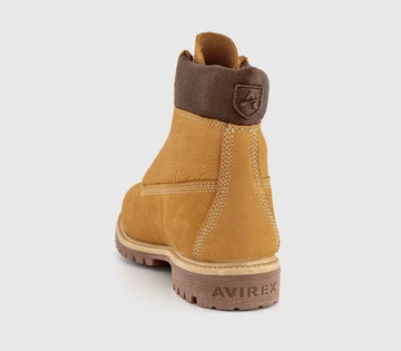 Avirex x Timberland 6 Inch Lace Boot Dark Wheat Ferse Details