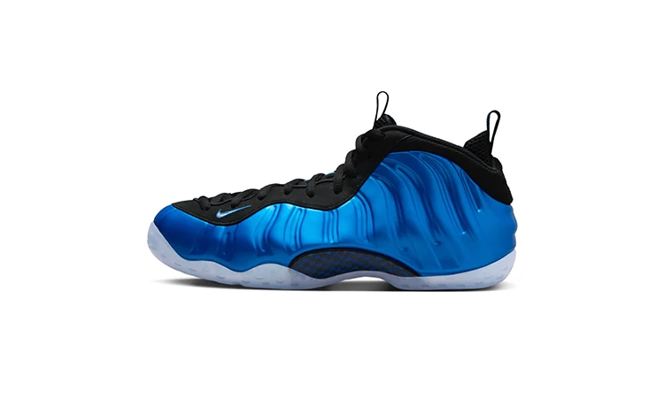 Black and blue nike foamposites on sale