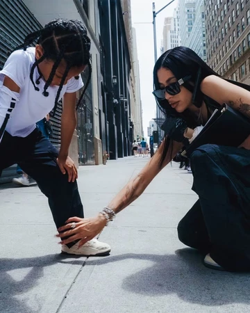 Téla D'Amore x Jordan Flight Court Crèpe