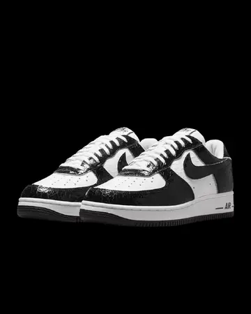 Nike Air Force 1 '01 Cracked Leather Black
