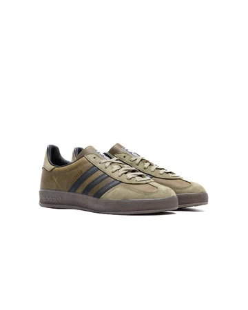 adidas Gazelle Indoor Focus Olive Paar schräg seitlich