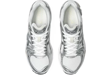 ASICS Gel-Kayano 14 White Silver Khaki von oben