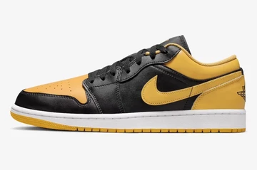 Jordan 1 Low Yellow Ochre von außen